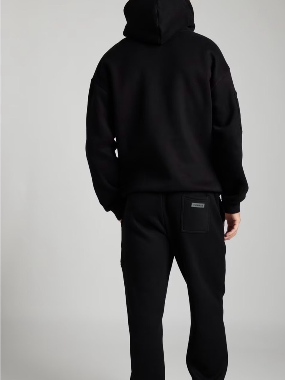 DND Travel Sweatpants Comfrt Medium Obsidian Black